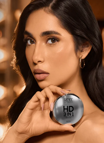 RENEE Pro HD 3-IN-1 Compact, Works as Concealer, Foundation & Powder With SPF 20, 9 g