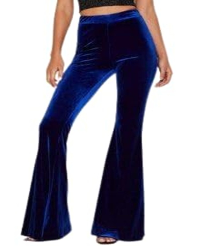 Velvet Flayer Pant/Western Women Solid Printed Pant