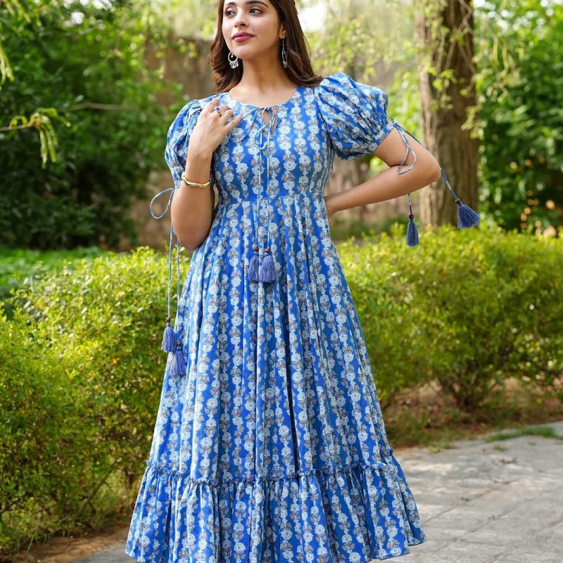 Blue Flair Dress