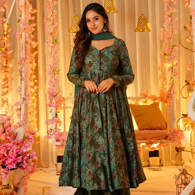 KURTI-BOTTOM & DUPATTA