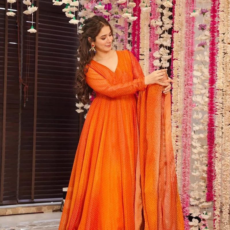READYMADE - GOWN & DUPATTA
