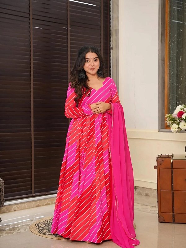 READYMADE - GOWN & DUPATTA
