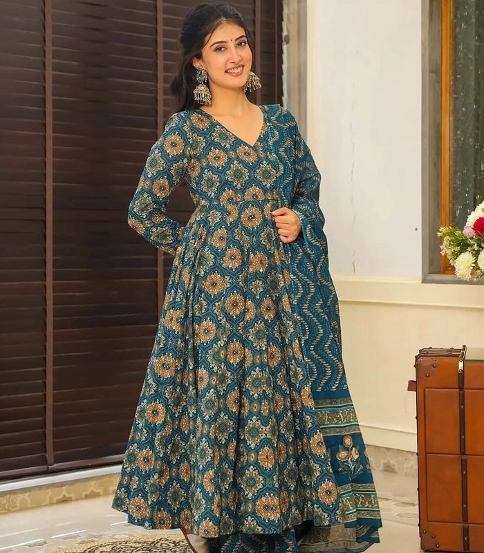 READYMADE GOWN WITH DUPATTA