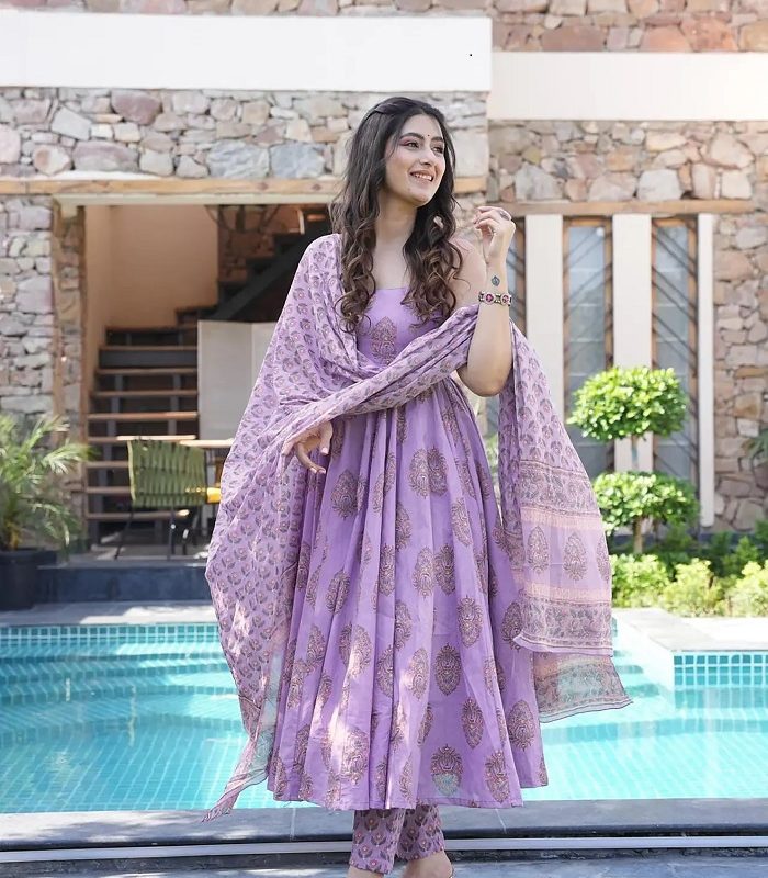 READYMADE GOWN WITH DUPATTA