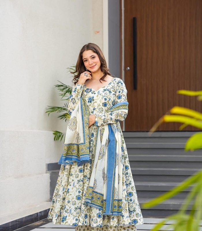 Kurti Bottom With Dupatta
