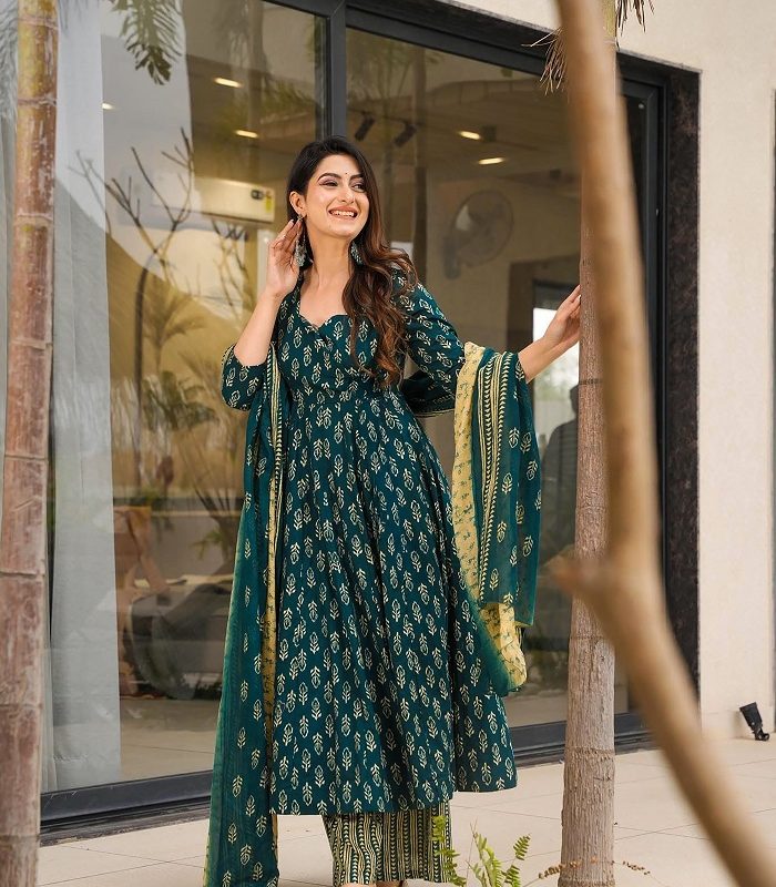 Kurti Bottom With Dupatta