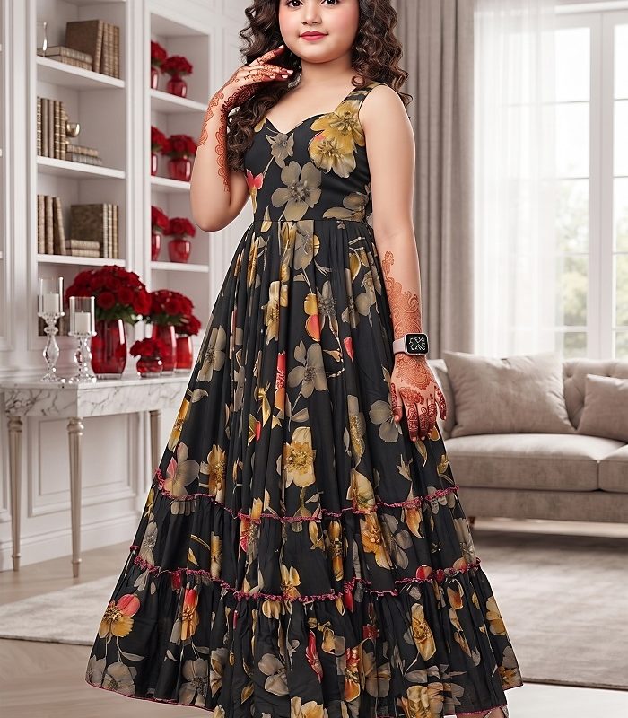 Fully flared Ethnicwear gown