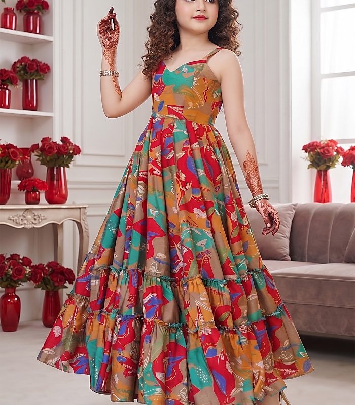 Fully flared Ethnicwear gown